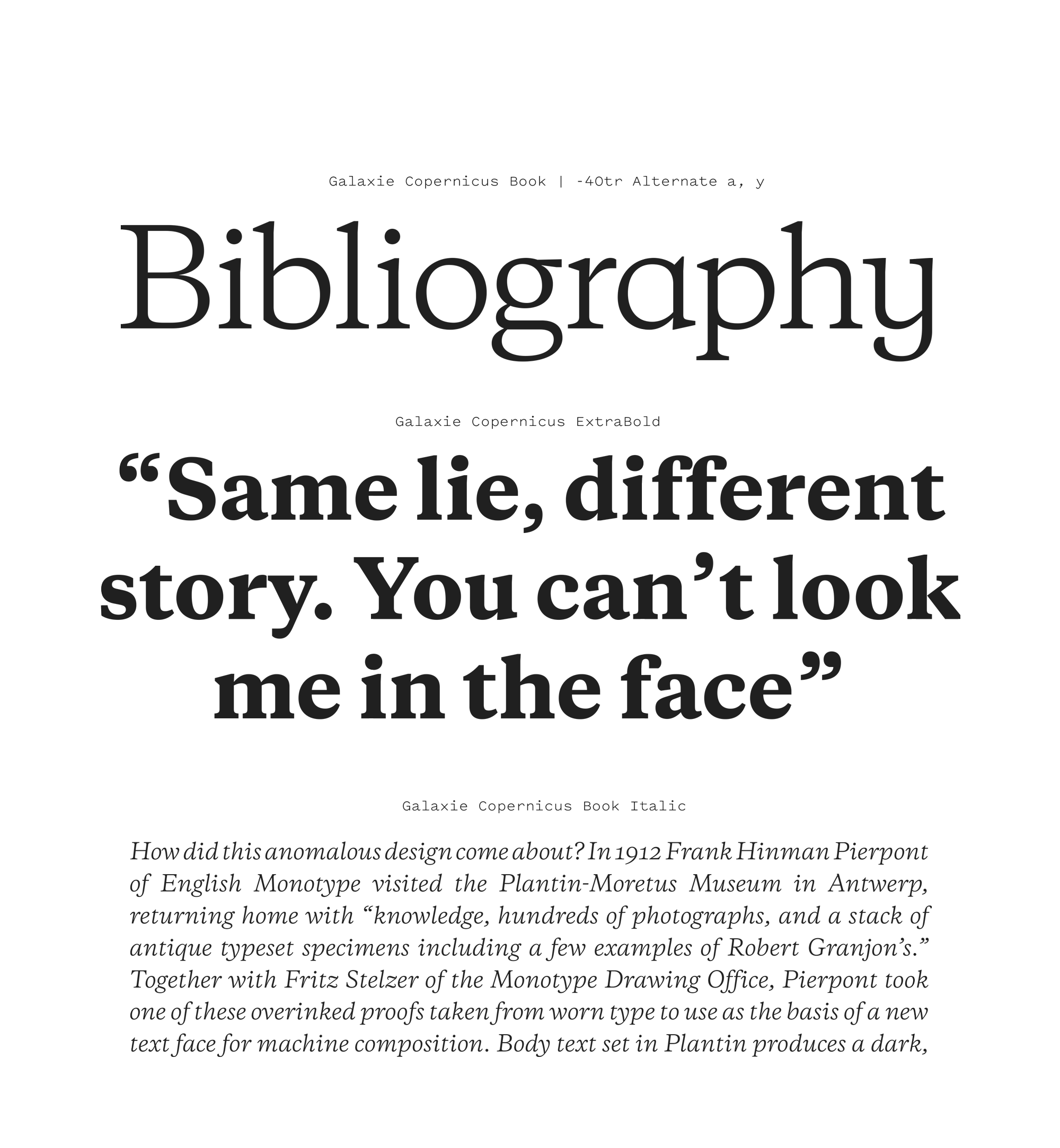 Font Review Journal Specimen 2