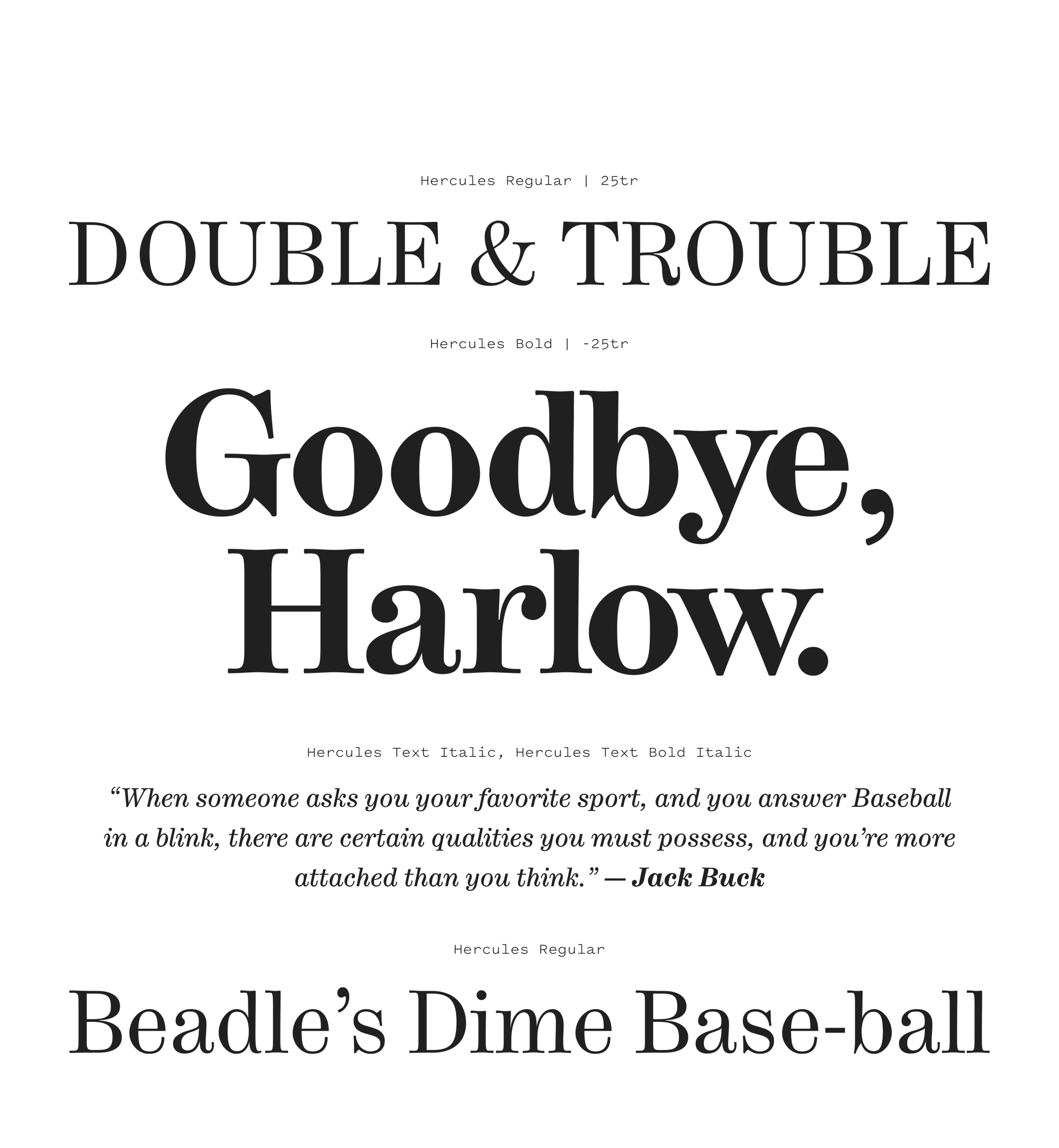 Font Review Journal Specimen 2