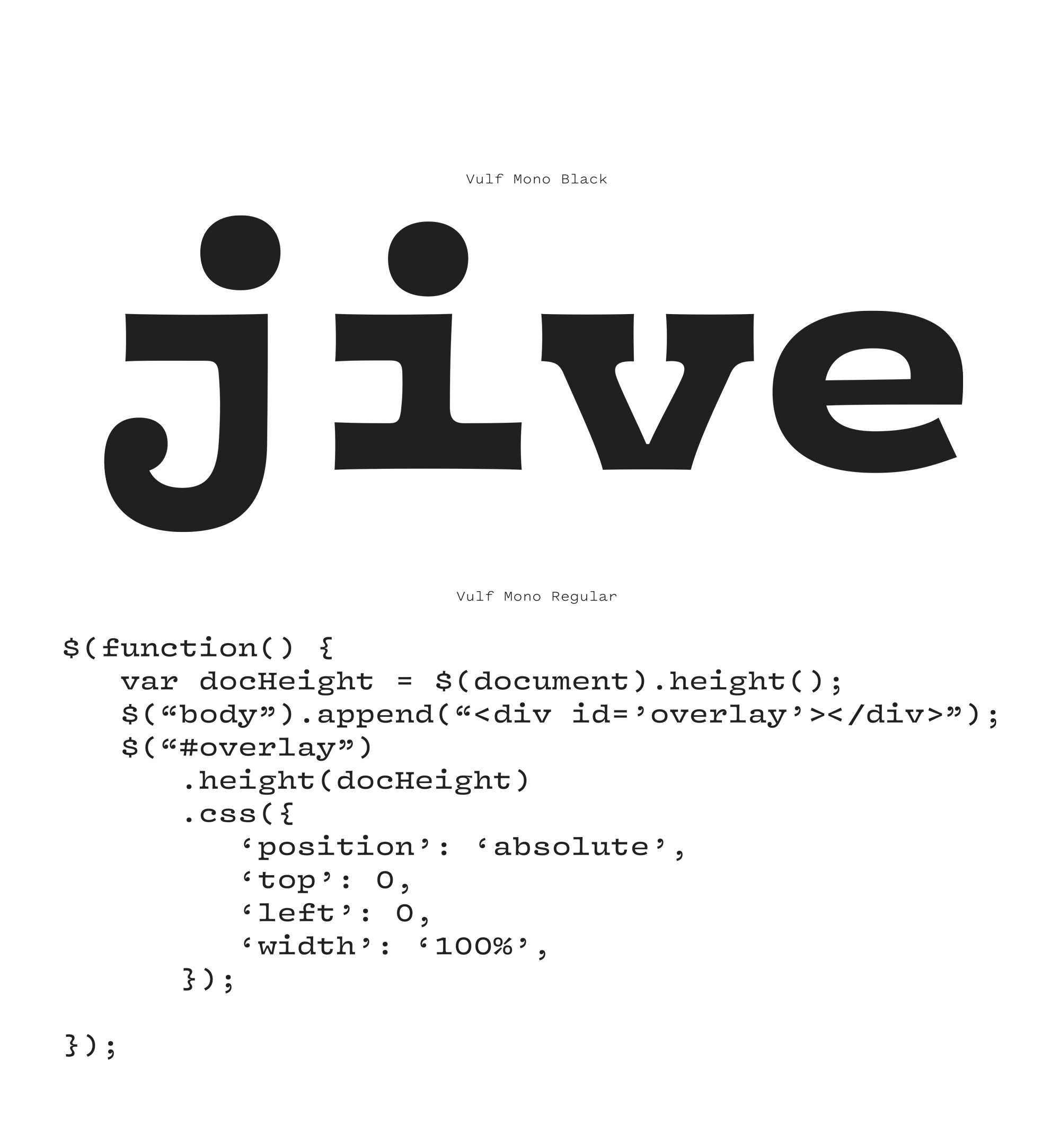Font Review Journal Specimen 1