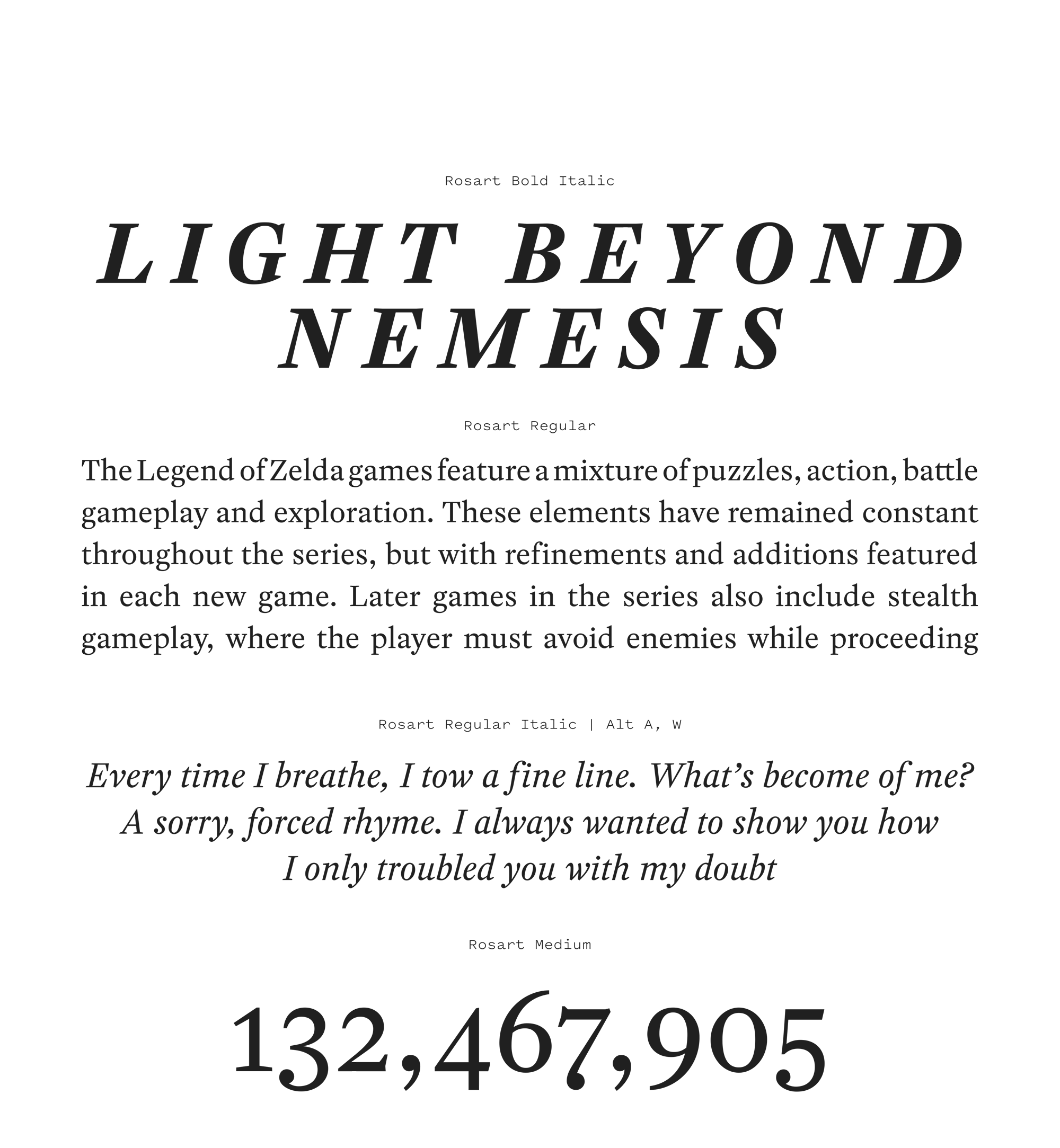 Font Review Journal Specimen 2